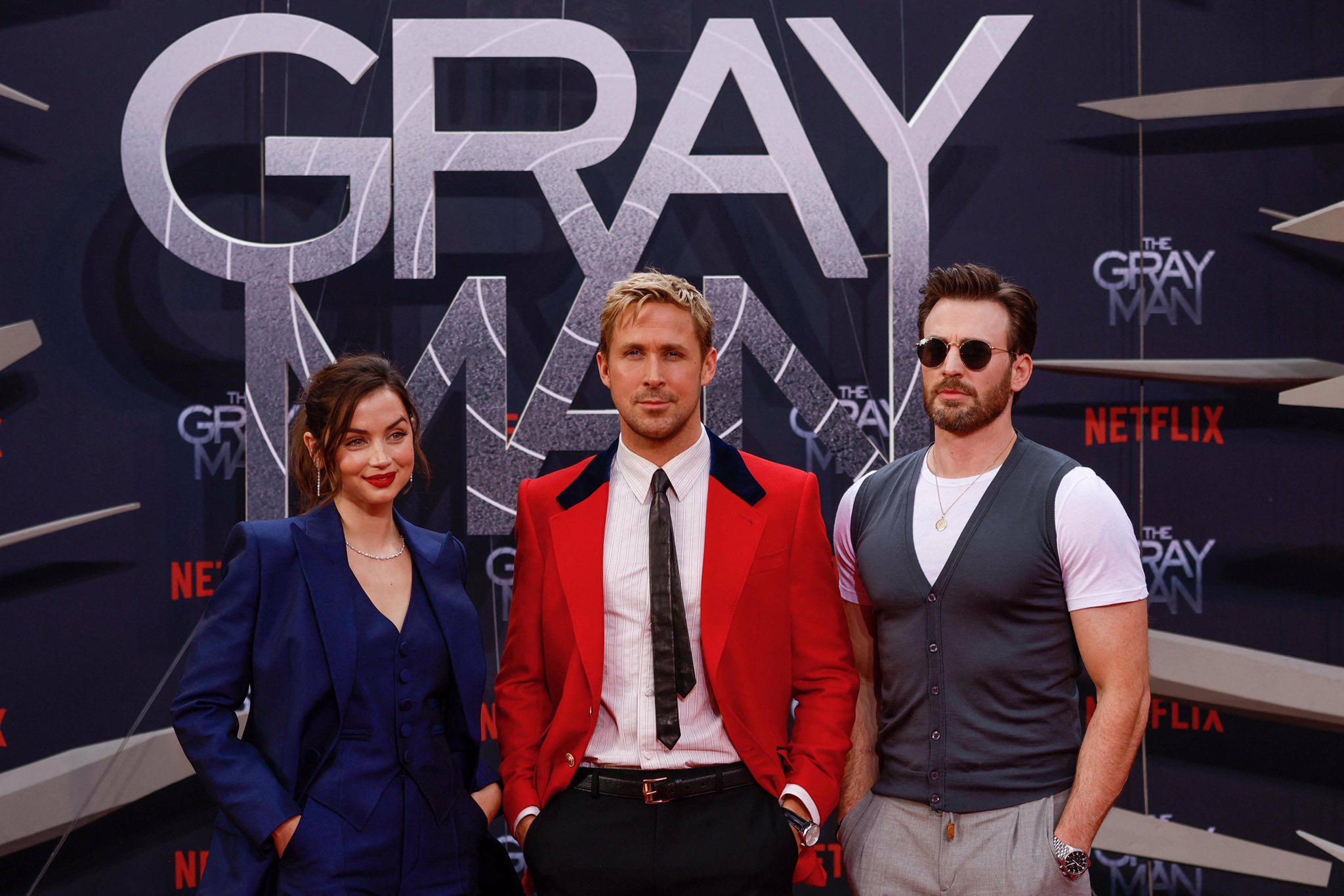 The Gray Man' Premiere: Photos Of Ana De Armas, Ryan Gosling