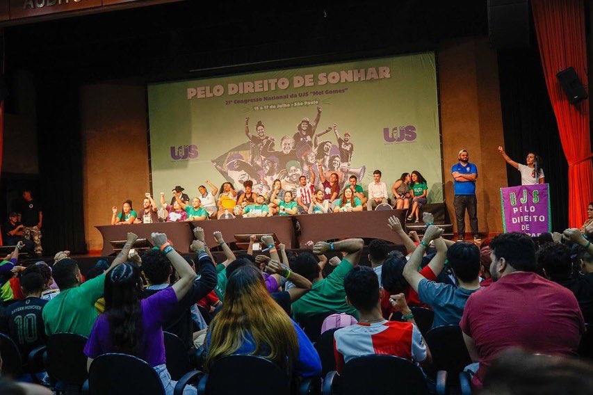 UJSBRASIL's tweet photo. Também tivemos um momento muito emocionante, ouvindo a Renata Campos, esposa de Mel Gomes.
📸 @thompsongriffo, @vickmtts, @nassueiro e @isepitacio
#21ConUJS #UJSBrasil #Juve https://t.co/XKZRPqTm3Z