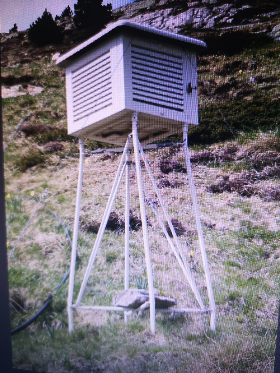 Sportpix999's tweet photo. This is where you get official temperate figures, not your thermometer in your conservatory, or your car reading #stevensonscreen https://t.co/h4WSBeM0YH