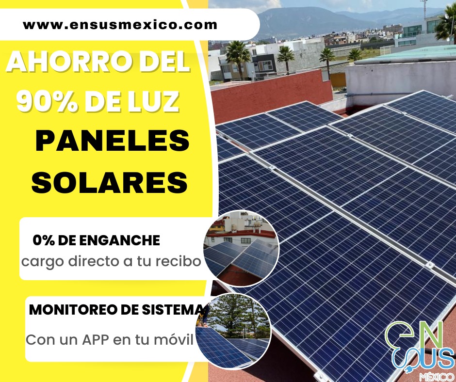 ENSUSMEXICO's tweet photo. ¿Gastas más de $2000 en tu recibo de luz?
Te instalamos tus paneles solares

✅Con 0% de Enganche 
✅Con cargo directo a tu recibo de Luz 

Te asesoramos 👷🏻‍♂️ 
✅ 7228391257 | 7226885204

💲Ahorra el 90% 

#Toluca #Metepec #Panelessolares #Energia #energiasolar #solarenergy https://t.co/xpR2rsTG2c
