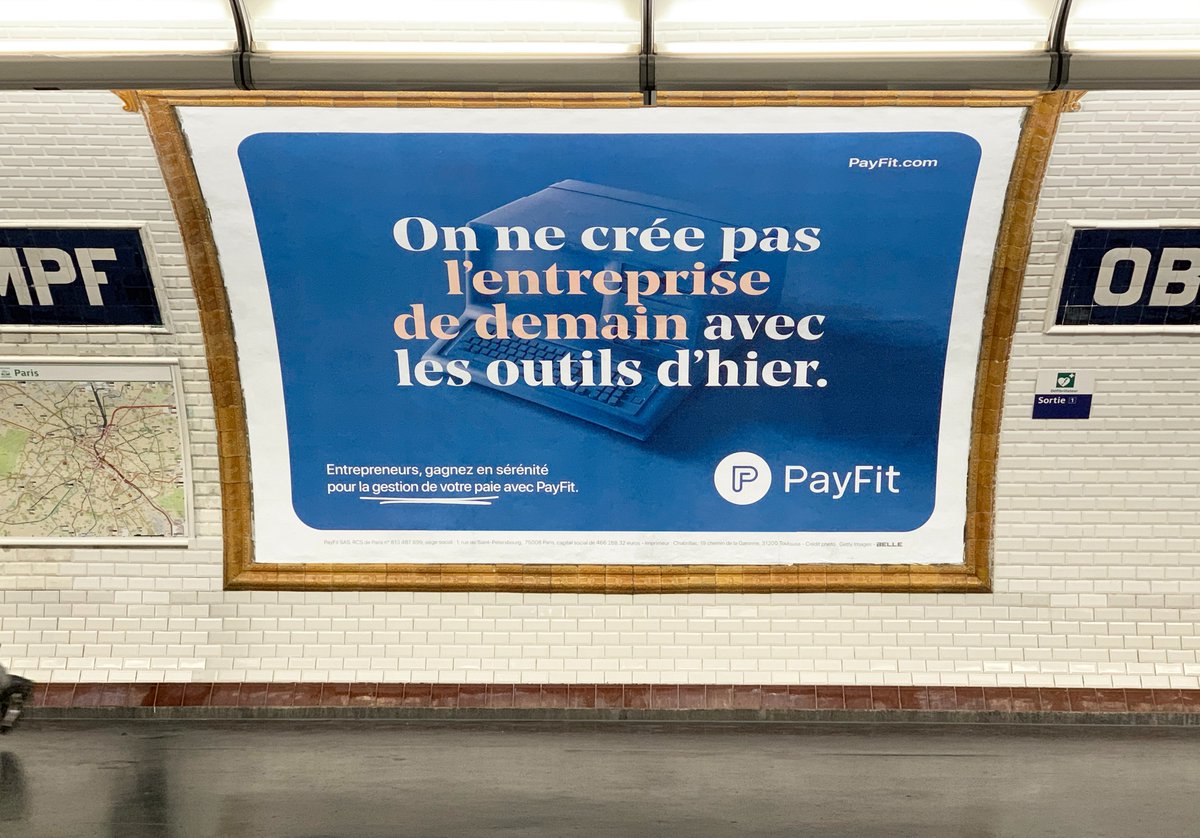Vous nous avez vu ce matin dans le métro parisien ? 👀

C’est notre première campagne publicitaire destinée aux nouveaux entrepreneurs 🤩

Eh oui, on a réalisé qu’on devait encore mieux vous accompagner. C’est comme ça qu’est née l’offre Starter 👉 urlz.fr/iOBY