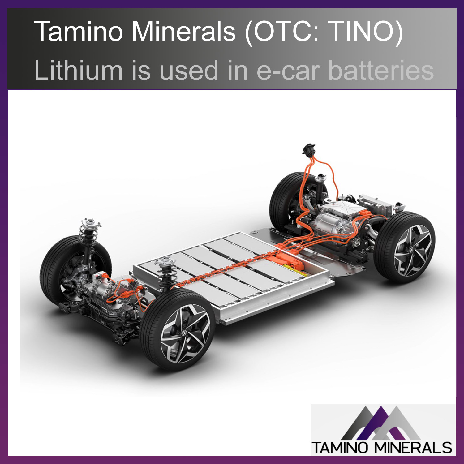 Tamino Minerals, Inc on Twitter "Lithium is used in Electric Vehicles