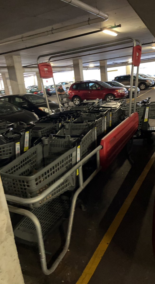 so i’m a cart runner at my job

and i gotta say…

whoever did this mess of putting their carts back, count your days