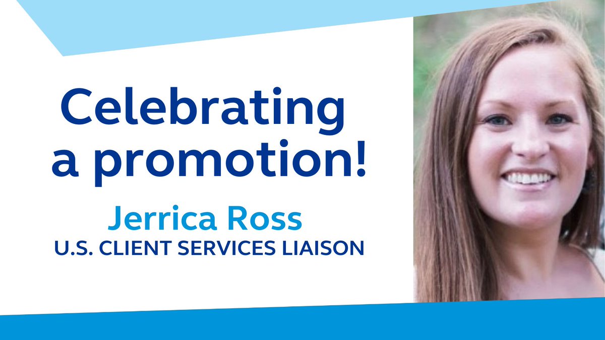 Congrats! Jerrica Ross has been promoted to U.S. Client Services Liaison! "We are very excited to welcome Jerrica to the team! With her background and skills that she has already developed with McLarens, Jerrica will be a perfect fit as a U.S. Client Services Liaison." #McLarens