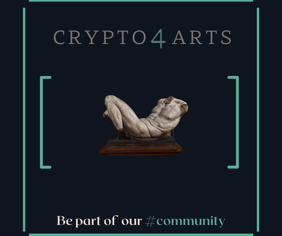 Through #NFT, we are restoring physical #masterpieces, building a #community of #patrons 3.0, creating #digitalarts with young #artists, supporting them, and reviving lost #masterpieces.

<a href="/Crypto4Arts/">Crypto4Arts</a>