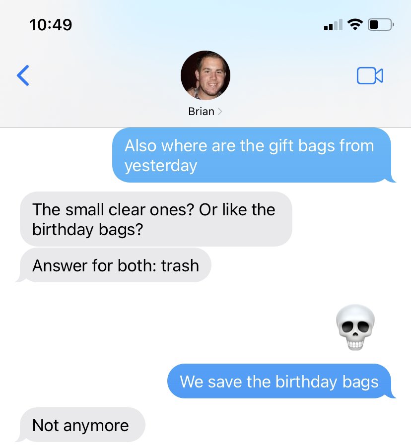 Nine years happily married