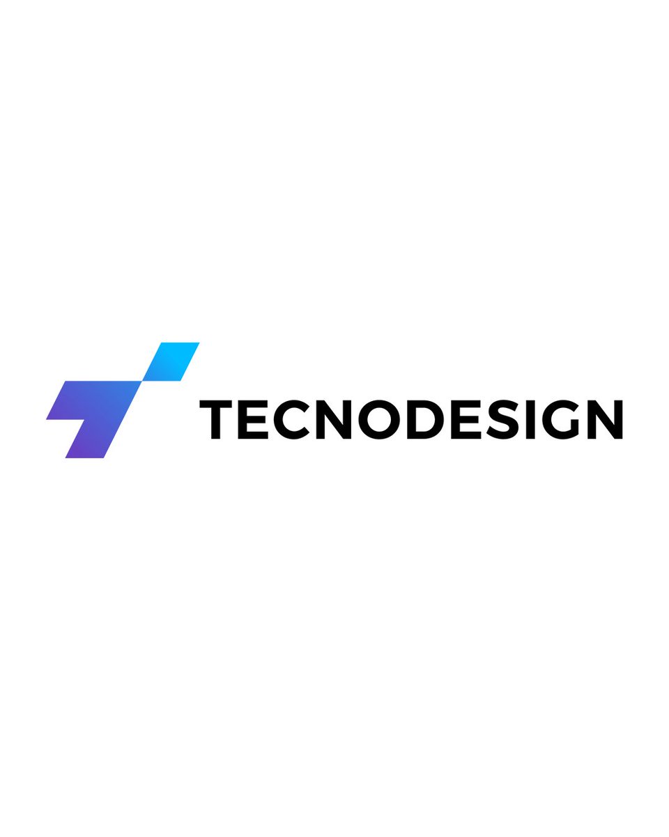 AmowaDesign's tweet photo. Tecnodesign new identity is rooted in the company's history, but also for the future. The redesigned version of the logo addresses the rapid changes happening in design technology. The "T" as a central idea provides technological expression. https://t.co/djNacX313l
