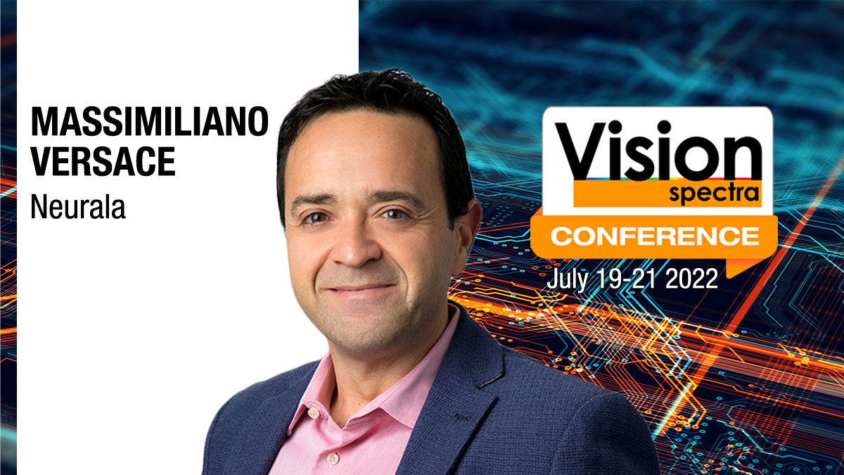 Neurala's tweet photo. We are very excited to have Neurala CEO @maxversace speak at the Vision Spectra Conference #VSC2022 by @PhotonicsMedia on July 19th-21st. Attend virtually: https://t.co/xF5MwwSFk2 https://t.co/lj315ZiUPq
