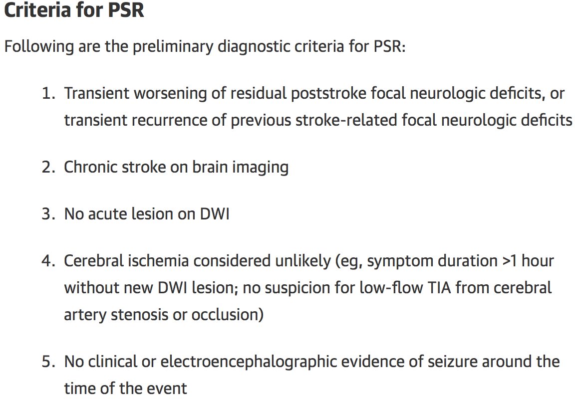 WorldStrokeEd's tweet photo. #MondayTip

🧠Some patients present with mild worsening of post stroke deficits, w/ DWI (-) &amp; normal EEG 
This is called a #Recrudescence 
👉 https://t.co/GPhpEUOCCl

☝🏼Infection, hypotension, hyponatremia, insomnia or stress, and benzodiazepine use are important precipitants https://t.co/EcNUiKinGP