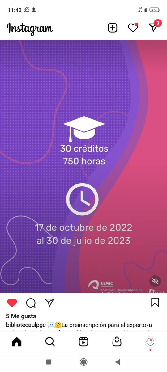 fcampal's tweet image. Entorno seguro de aprendizaje, contenidos actualizarlos y relevantes, puesta al día en Información y Documentación y buena relación calidad-precio en el  @infodoculpgc de la @ULPGC
👉¡No te quedes sin plaza y forma parte de la comunidad #InfoDocULPGC!
formacioninfodoc.ulpgc.es