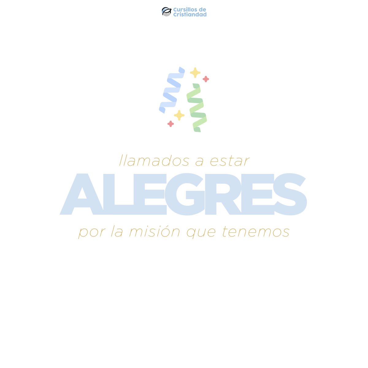 🎉 Dios nos llama a vivir alegres porque tenemos una misión esencial, que, como decía San Juan de Ávila, todos sepan que nuestro Dios es amor. Por esta razón tenemos que vivir alegres contagiando a todos la alegría de sabernos hijos de Dios.

 #decolores #alegría