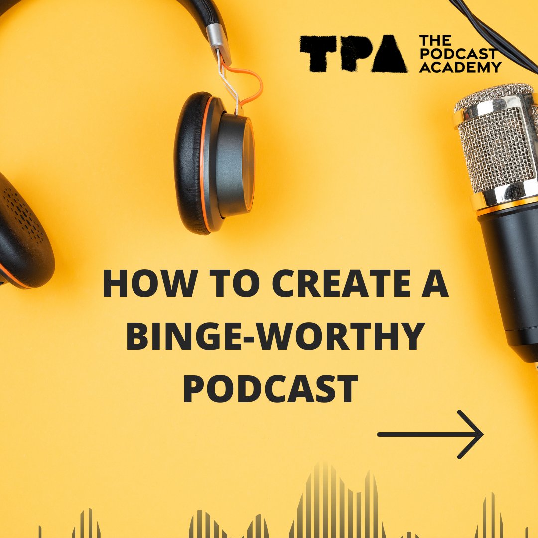 podcastacademy's tweet photo. How do you make your podcast binge-worthy?

Know someone who's looking to create binge-worthy podcast content? Share this post with them!

#thepodcastacademy #podcasting #podcasters #podcastingcommunity #startingapodcast #bingeworthy https://t.co/YLhliKXR98