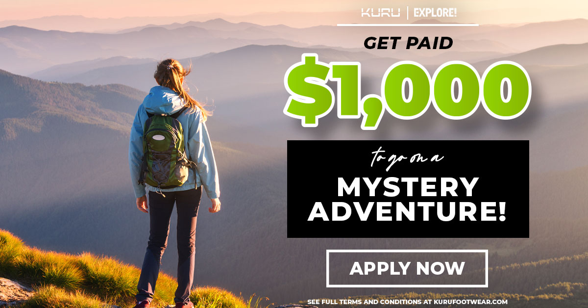 KURU Footwear is hiring a CEO (Chief Exploration Officer) to go on a blind date with their next trip!
Yes, you heard that right. We’re paying you to travel - the catch? You won’t know where in the world the job might take you!
Apply at kurufootwear.com/mystery-advent…