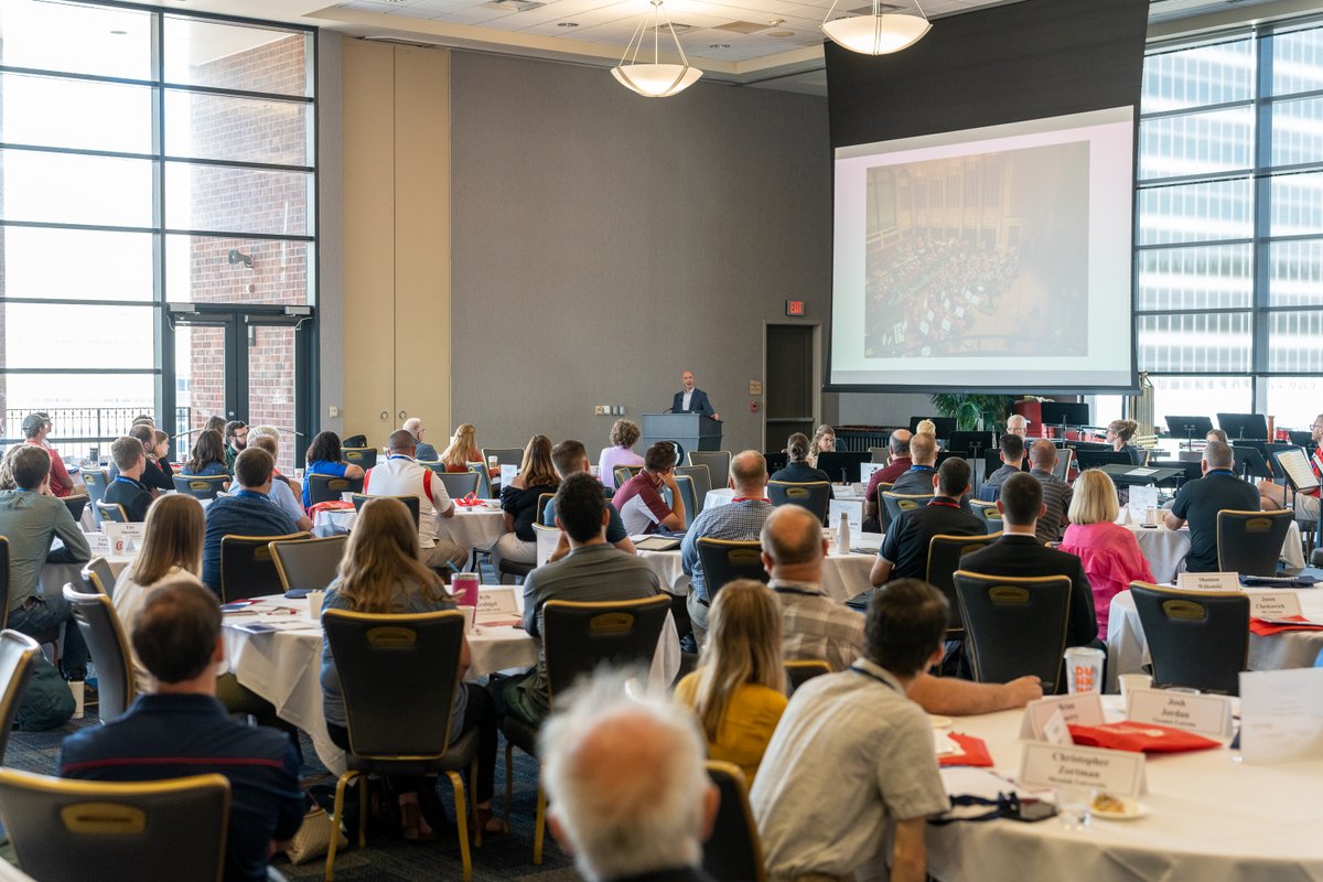 MPSoM's tweet photo. On July 6, we were honored to host music educators from Western PA for our 2022 Summer Band Symposium!

We are especially grateful to Col. Jason K. Fettig, director of the US Marine Band and our own Dr. James Gourlay and the River City Brass for an exciting and informative day! https://t.co/gXthhyO6Ch
