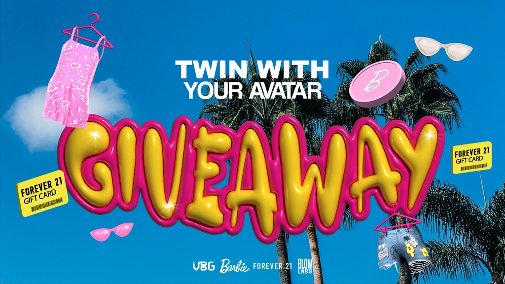 Have you entered the #TwinWithYourAvatar giveaway yet? To enter: 1. Follow <a href="/GetMetaversed/">#GetMetaversed with Virtual Brand Group</a> <a href="/Barbie/">Barbie</a> <a href="/Forever21/">Forever 21</a> @GlowLabsXYZ 2. Post a pic w/ your #Barbie #Roblox avatar next to your web2 selfie. 3. Include #TwinWithYourAvatar Contest ends 7/25