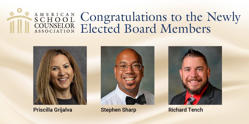 Congratulations to new board members @Priskillet23 and @StvSharp and re-elected board member <a href="/RichardMTench/">Richard Tench</a>