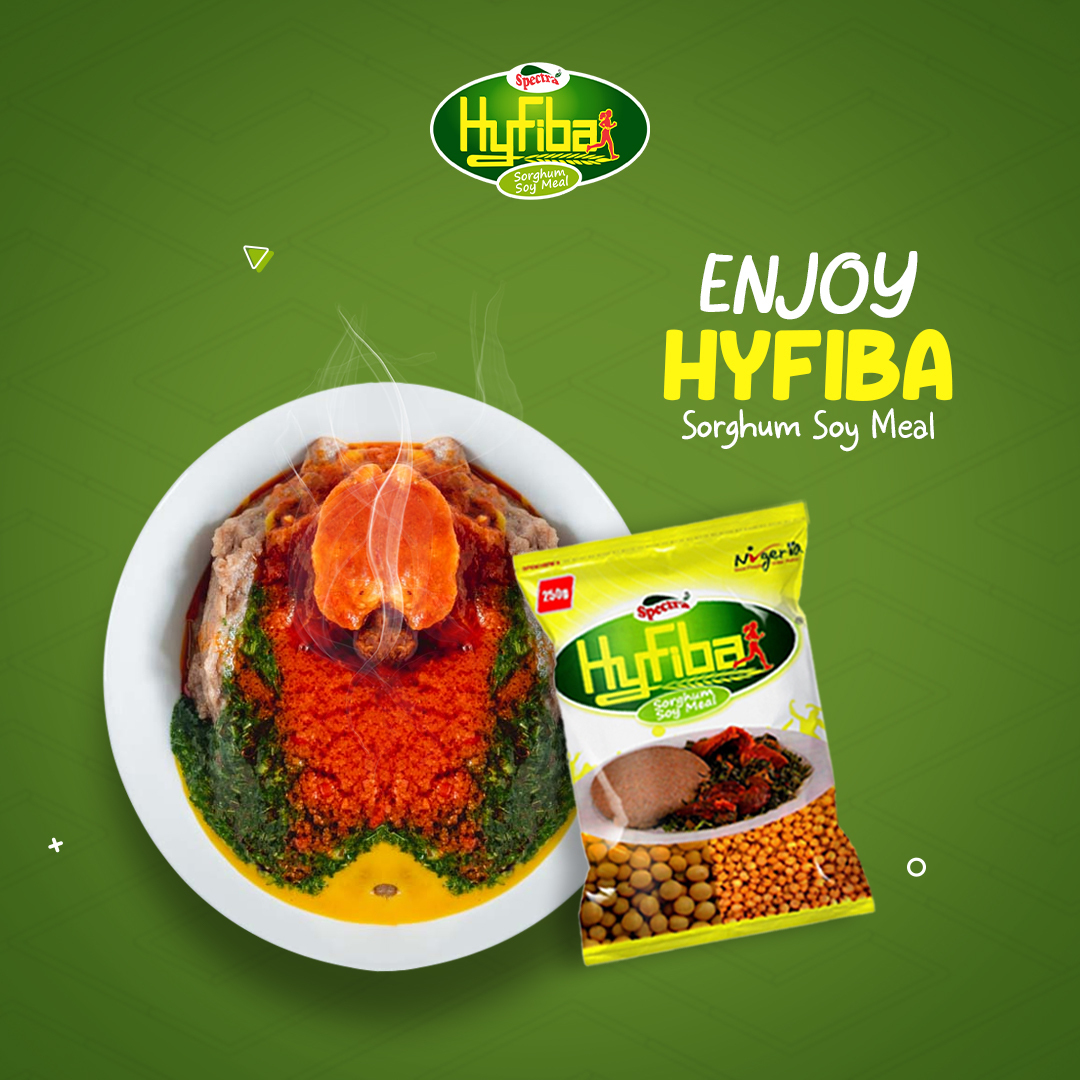 Spectra_Ind_Ltd's tweet photo. Real satisfaction is best achieved when you pair your favourite soup with Hyfiba Sorghum Soy.
#health #cocoapowder #spectra #spectraindustries #agege #health #cocoa #lagos #hyfiba #cocoahealth #healthyliving #health #fitness #healthylifestyle #motivation #healthy #workout https://t.co/5YPW6oFTDq