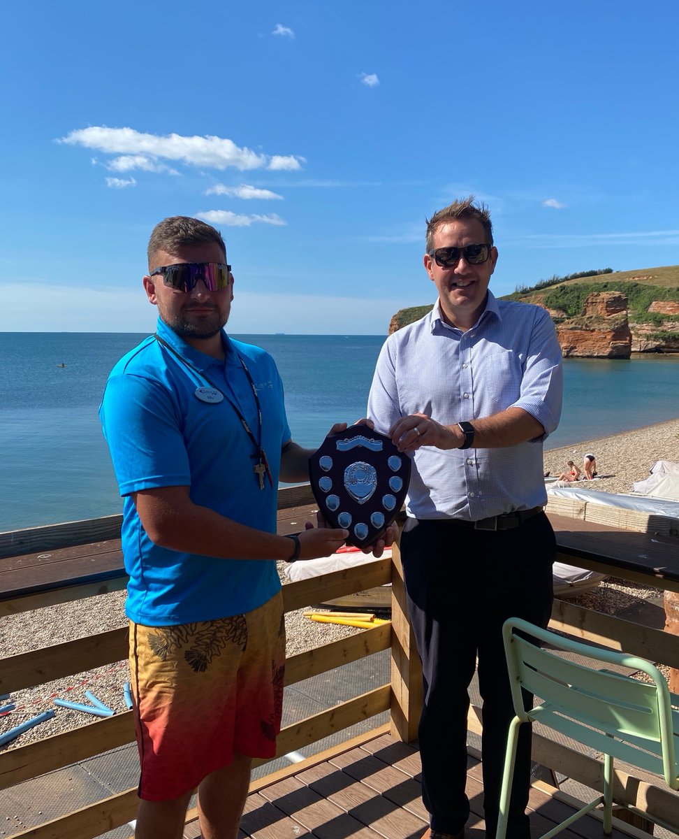 Our Team Star for June is a face you may all recognise. It's Billy! ✨ During a particularly busy period down at the beach, Billy has delivered five-star service, being recognised several times on TripAdvisor. His positive attitude is a great asset to Ladram Bay. Well done Billy!