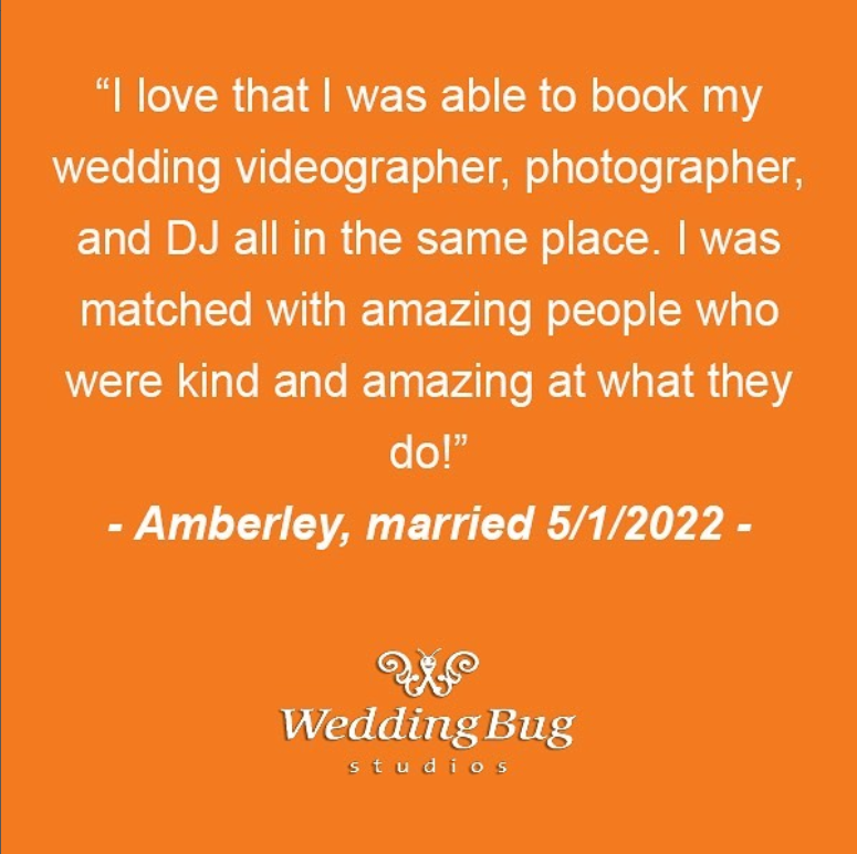 Happy customers make our hearts happy, too!!

#weddingbug #weddingbugstudios #weddingphotography #weddingphoto #weddingphotographer #weddingvideo #weddingvideos #weddingfilm #weddingcinema #weddingDJ #wedding #weddings