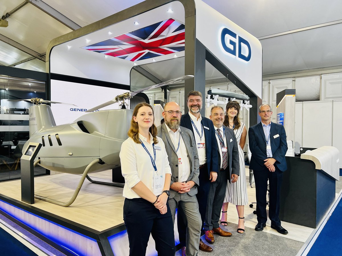 GDMS_C's tweet photo. A great first day at @FIAFarnborough! Thanks to all those who visited our stand and saw the return of Laflamme Aero's LX300 to the UK. Visiting tomorrow? Meet the team at #Stand3545. Not at the show? Learn more about the LX300 here: https://t.co/q4sAYbPxbL. #GDatFarnborough https://t.co/Gvokhi21NG