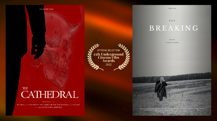 DolmenFilms's tweet photo. "The Cathedral" and "The Breaking" have both been selected for the 13th Underground Cinema Film Awards. Congratulations to Cast and Crew for a job well done!

https://t.co/jDIw88NdAo

#dolmenfilms #thecathedral #TheBreaking #indiefilm #filmfestivals #undergroundcinema #Filmmaking https://t.co/N6SpqZadVG