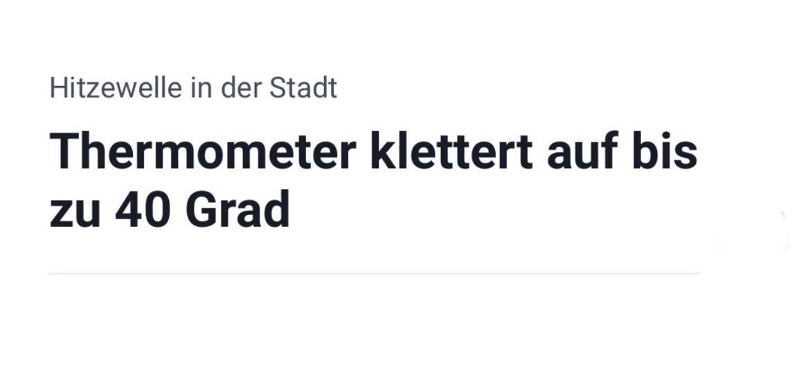 Morgen wird es sehr heiß. Manches Thermometer wird schon heute lebendig. @Floskelwolke