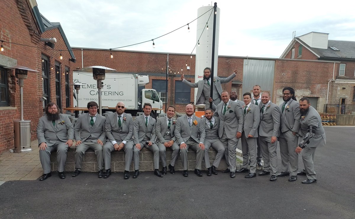 To everyone who is part of our family, blood, football, running love you all. Thanks for an incredible day.