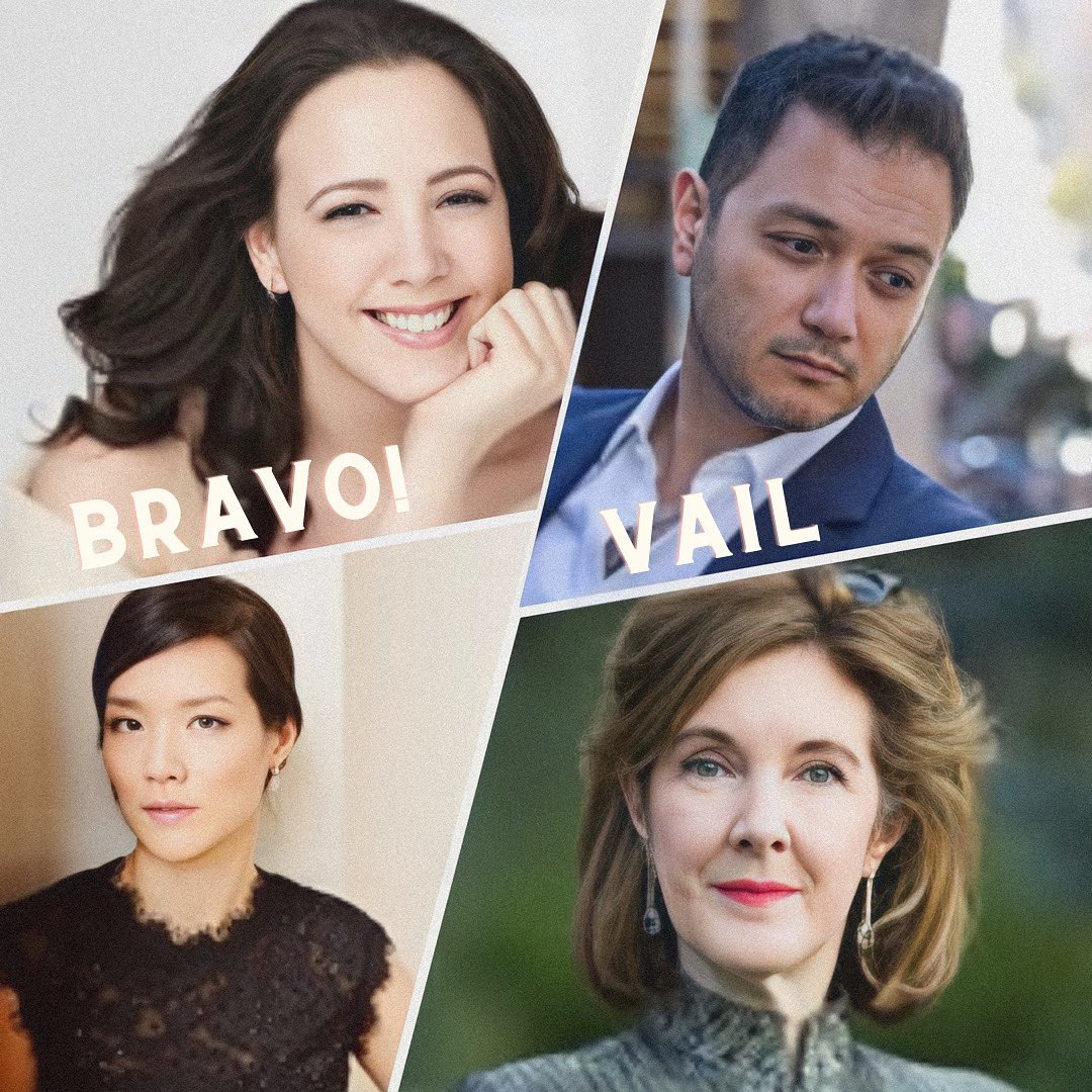 Tonight we begin a two-part journey of storytelling with @BravoVail. Looking forward to bringing classical music love stories to the stage! Monday, July 18 A Love Story in Song, Part I Tuesday, July 19 A Love Story in Song, Part II