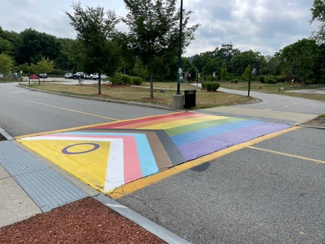 MaxwellLibrary's tweet photo. Great to see the new walkway painting on our way up to the library from the West lot. https://t.co/f75gTjTVhn