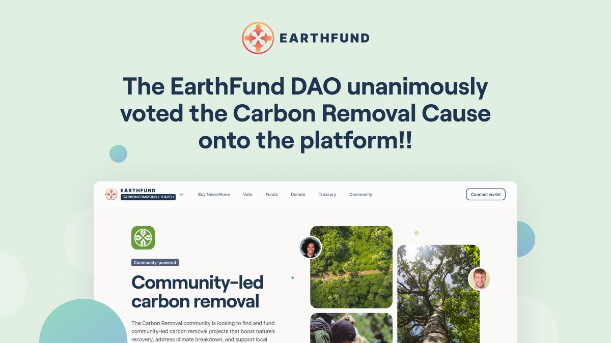 Carbon Removal DAO tweet media