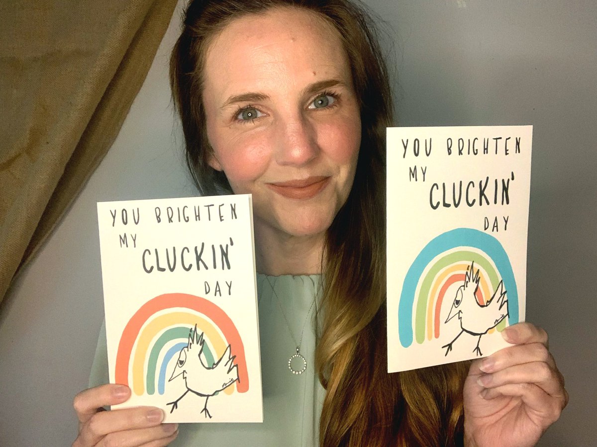 CraftedOnCanvas's tweet photo. #LouietheChicken is here with happiness, smiles, and a rainbow of color to help you share a little love and encouragement with a friend who helps BRIGHTEN YOUR DAY! 
Pick one up from the shop today and send a unique one-of-kind “#CluckedUp” card now. 

https://t.co/a1VADlkNzL https://t.co/LTX5cdvRCP