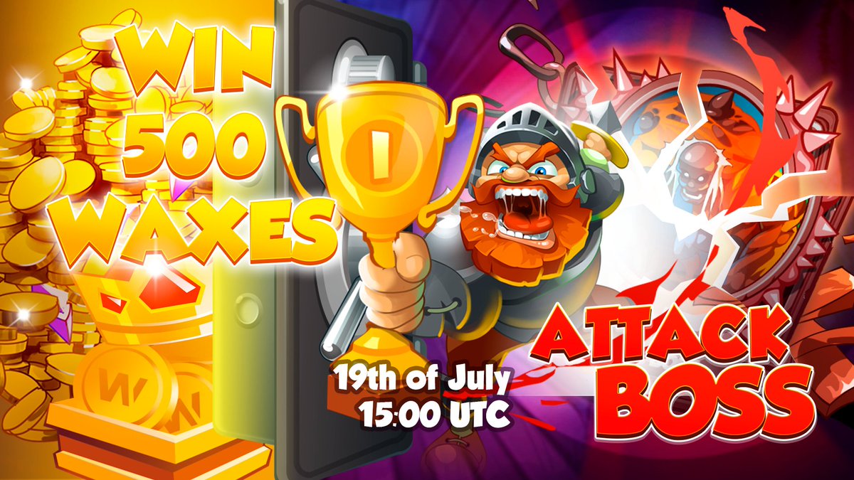 I just published Warspace arena launch link.medium.com/7CsFrVeDLrb The first boss fight will take place on July 19 at 15:00 UTC. The player who makes the last hit to the boss is guaranteed to WIN 500 WAX! #WAX #P2EGame #Giveaway #NFT #NFTGiveaways