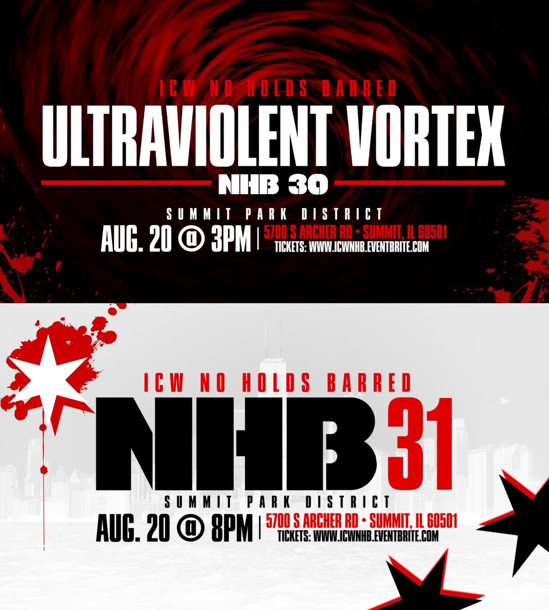 NHBTheChains's tweet photo. 50 RETWEETS and we will ANNOUNCE the NEXT FIGHT for #NHB31 

“Ah yes, HE RETURNS. 
I’ve been waiting for you.” 

LIVE! SATURDAY AUGUST 20th - from Summit Park District in Summit IL 

FIRST EVENT - 3PM 
SECOND EVENT - 8PM 

Buy Tickets Now - https://t.co/nWy0pJThhD 

👑 👑 https://t.co/RQL3KL9Rwx