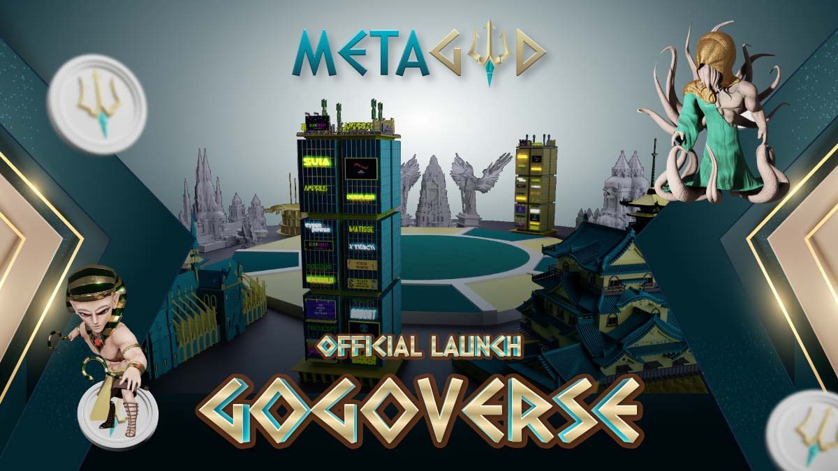 MetaGodOfficial's tweet photo. We are pleased to announce that Gogoverse will be launching on 21 July 2022, 4am UTC. Join us on discord now to read more. 
https://t.co/9AzlUPMu3r

#gamefi #playtoearn #gogoverse #nft #nfts #nftcommunity https://t.co/CwYDWOtAQA