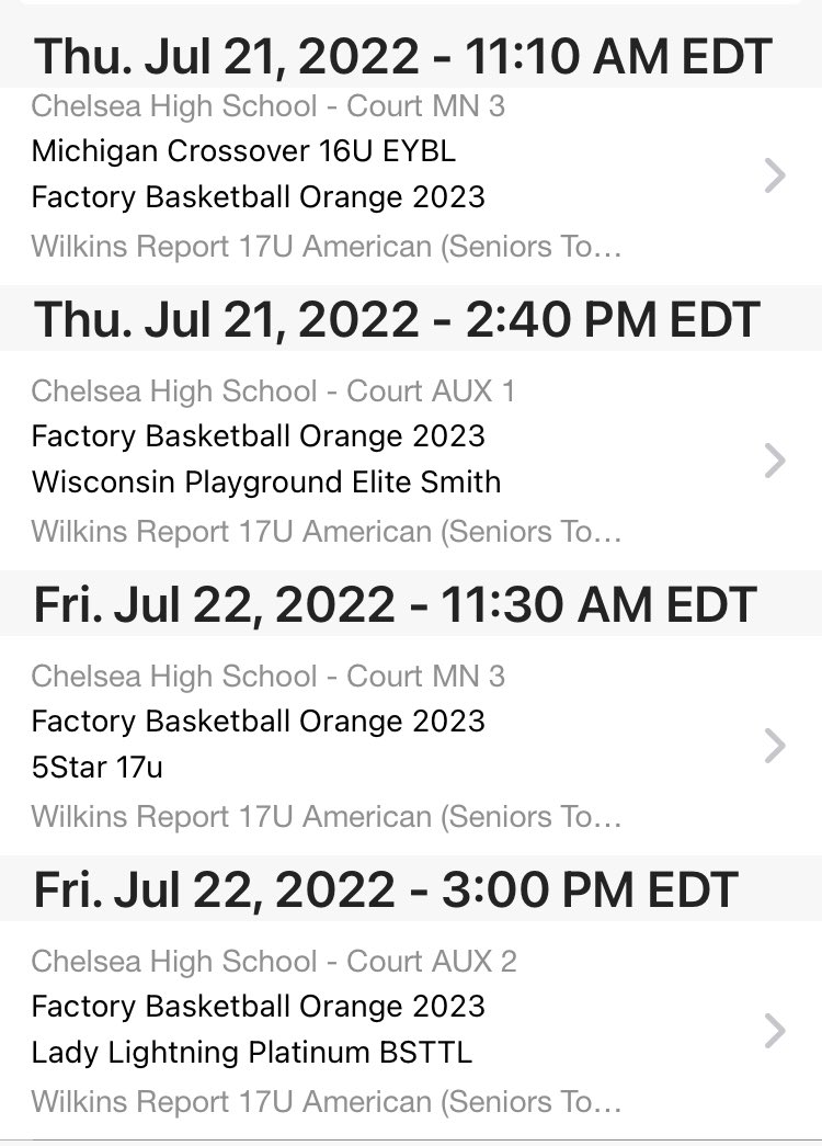 MI Factory Basketball (@factorybasketb1) on Twitter photo Factory 23 Orange wraps up their season Thurs & Fri in the <a href="/LBInsider/">Jason Wilkins (Wilkins Report)</a> Summer Sizzler in Chelsea. There are still some very good ‘23 &’25 players (D1, D2, D3, NAIA & JUCO) avail. on this squad: <a href="/cadyk03/">Cadence Kaminske</a> @DanielleHehmann <a href="/marycmcclintock/">Mary McClintock</a> <a href="/AvaMallar/">Ava Mallar</a> <a href="/Yazmyne_Thorpe/">Yaz</a> <a href="/carissa_hankins/">carissa hankins</a> Factory 23 Orange wraps up their season Thurs & Fri in the <a href="/LBInsider/">Jason Wilkins (Wilkins Report)</a> Summer Sizzler in Chelsea. There are still some very good ‘23 &’25 players (D1, D2, D3, NAIA & JUCO) avail. on this squad: <a href="/cadyk03/">Cadence Kaminske</a> @DanielleHehmann <a href="/marycmcclintock/">Mary McClintock</a> <a href="/AvaMallar/">Ava Mallar</a> <a href="/Yazmyne_Thorpe/">Yaz</a> <a href="/carissa_hankins/">carissa hankins</a>