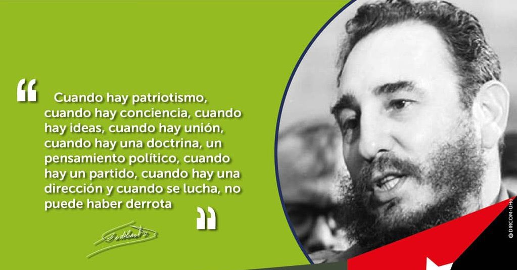 OrestesIglesias's tweet photo. #FidelPorSiempre, cada día, en cada acción, en cada pensamiento.
#Matanzas #MatancerosEnVictoria #CiénagaEnVictoria #AsambleaCiénaga https://t.co/SPjfXgZEyj