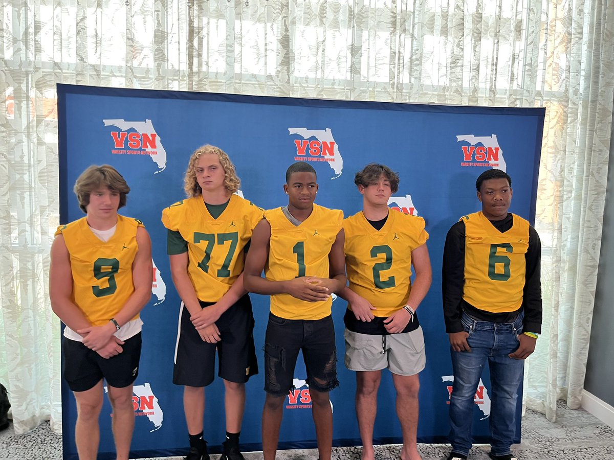 coach_ecullen's tweet photo. North Central Florida Media Day with @FlaHSFootball was a lot of fun! Thank you to @VSNflorida @WCJB20 &amp; @OcalaPreps for taking the time to speak with our @ocalaforestfb players! @Vimel_3 @Gavin_Warnken @bradyconrad77 @BraedenFarmer1 #ReturnToDominance @FHS_WildcatLife @fhs_wcat https://t.co/Vhl0IYQsWp