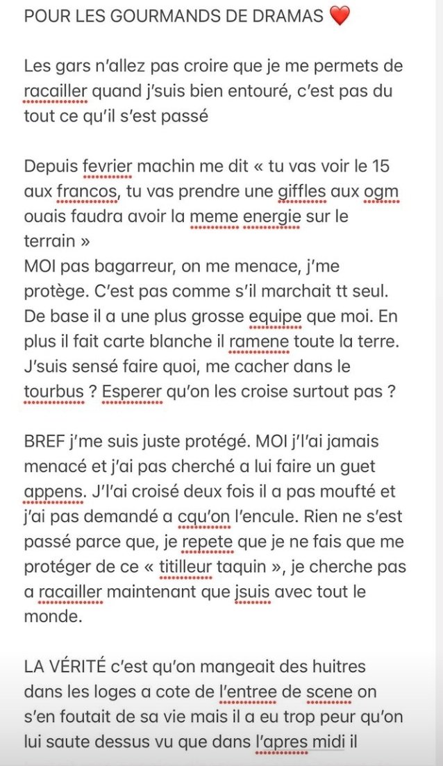 Keskivonferr's tweet photo. 🚨 | Vald prends la parole suite aux événements des francofolies, et l'interview de Booba https://t.co/Qs78NEtgdv