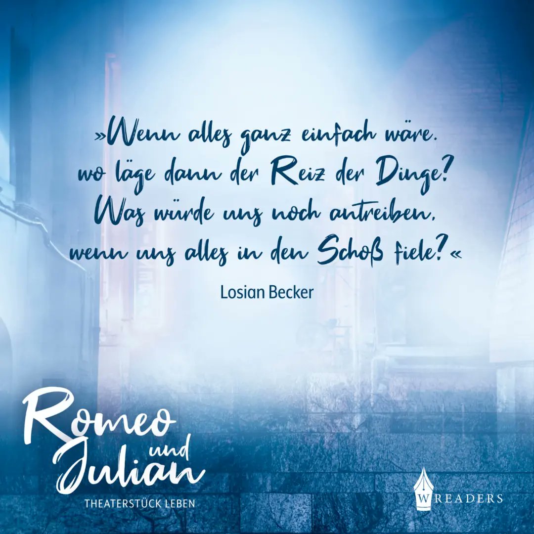 Kennt ihr "Romeo und Julian - Theaterstück Leben" schon? 🤔
Dieses Buch ist vor einigen Monaten bei uns erschienen! Vielleicht ist es genau das Buch, wonach ihr sucht 😉