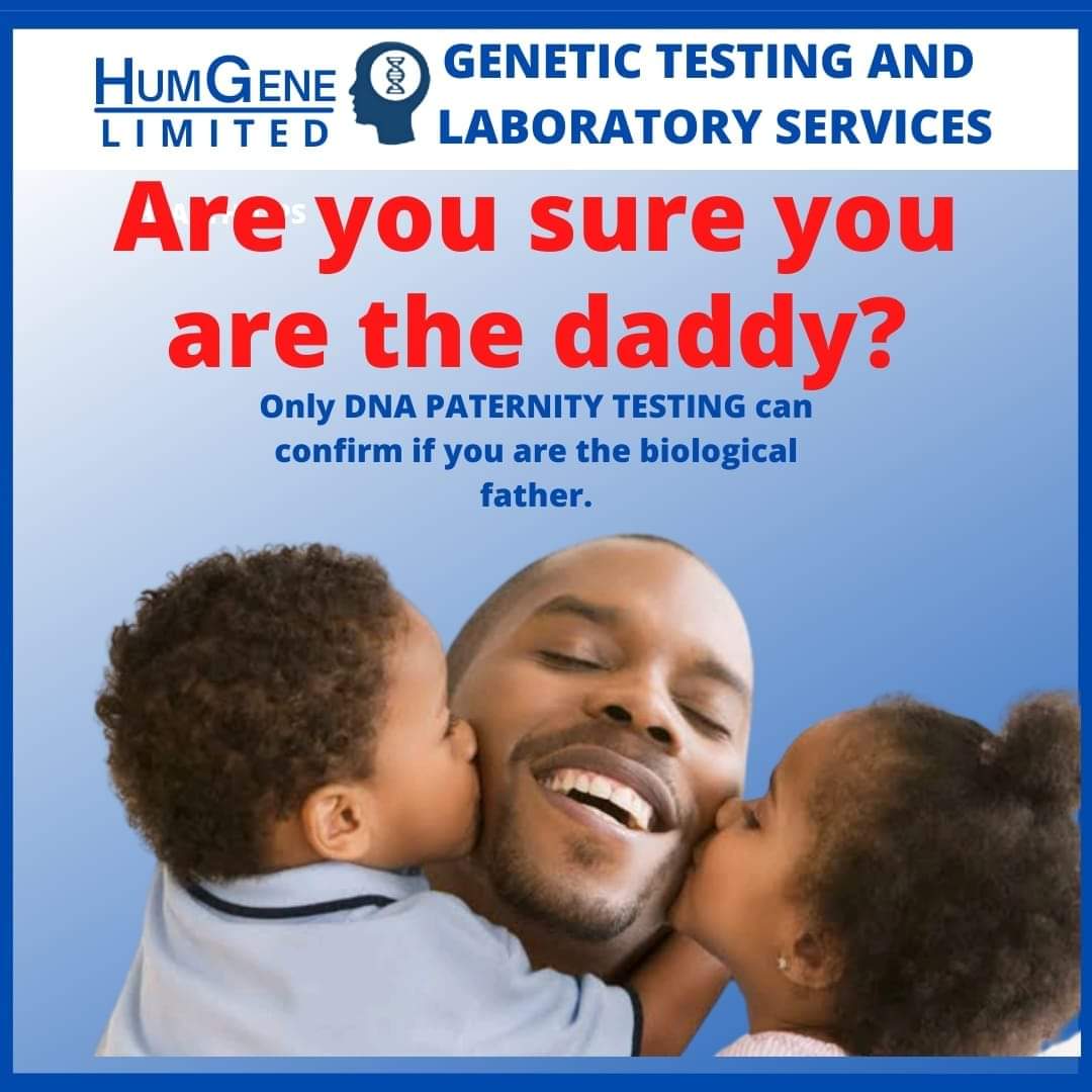 HumgeneL's tweet photo. For your DNA Paternity Test, Maternity test,Siblingship test, for peace of mind, Legal or immigration purpose. Contact us today for the best affordable rate.
#Paternity#DNA #HumGene https://t.co/L5sGXMF3fV