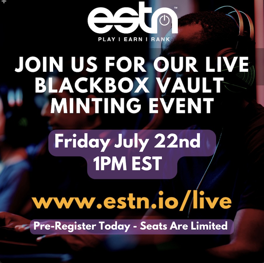 Join Us For Our LIVE Black Vault Box Minting Event on Friday @ 1pm EST

Only attendees will get to MINT LIVE with us.

REGISTER NOW:  estn.io/live