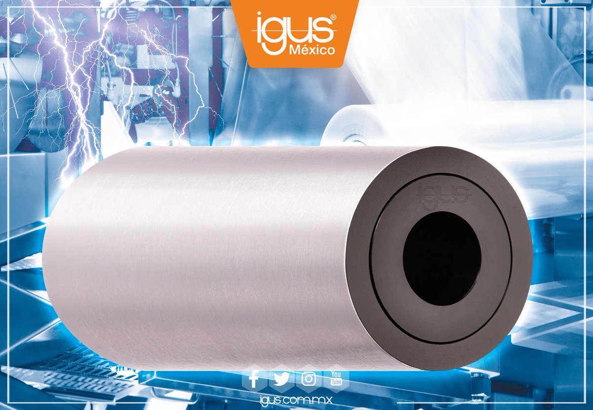 Rodillo de acero inoxidable #xiros, libre de lubricación y mantenimiento garantiza un funcionamiento seguro gracias a la disipación electrostática
igus.com.mx/xiros/ball-bea…
#rodamientos #rodillos #bandatransportadoras #polímero #xiros #baleros