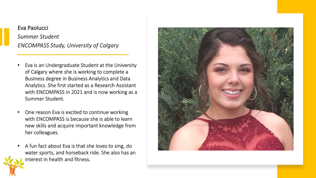 Welcoming Eva to our research team!