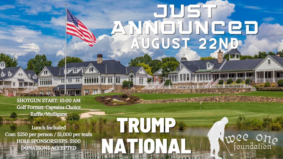 Carolinas GCSA (@carolinasgcsa) on Twitter photo 🚨Just announced🚨
The 1st Carolinas <a href="/wee1foundation/">Wee One Foundation</a> event in Charlotte on August 22nd.
If you would like to donate for the raffle (rounds of golf, fertilizer, blowers, etc.) please call Kim Clark at 864-843-1150.
Players register at carolinasgcsa.org 🚨Just announced🚨
The 1st Carolinas <a href="/wee1foundation/">Wee One Foundation</a> event in Charlotte on August 22nd.
If you would like to donate for the raffle (rounds of golf, fertilizer, blowers, etc.) please call Kim Clark at 864-843-1150.
Players register at carolinasgcsa.org