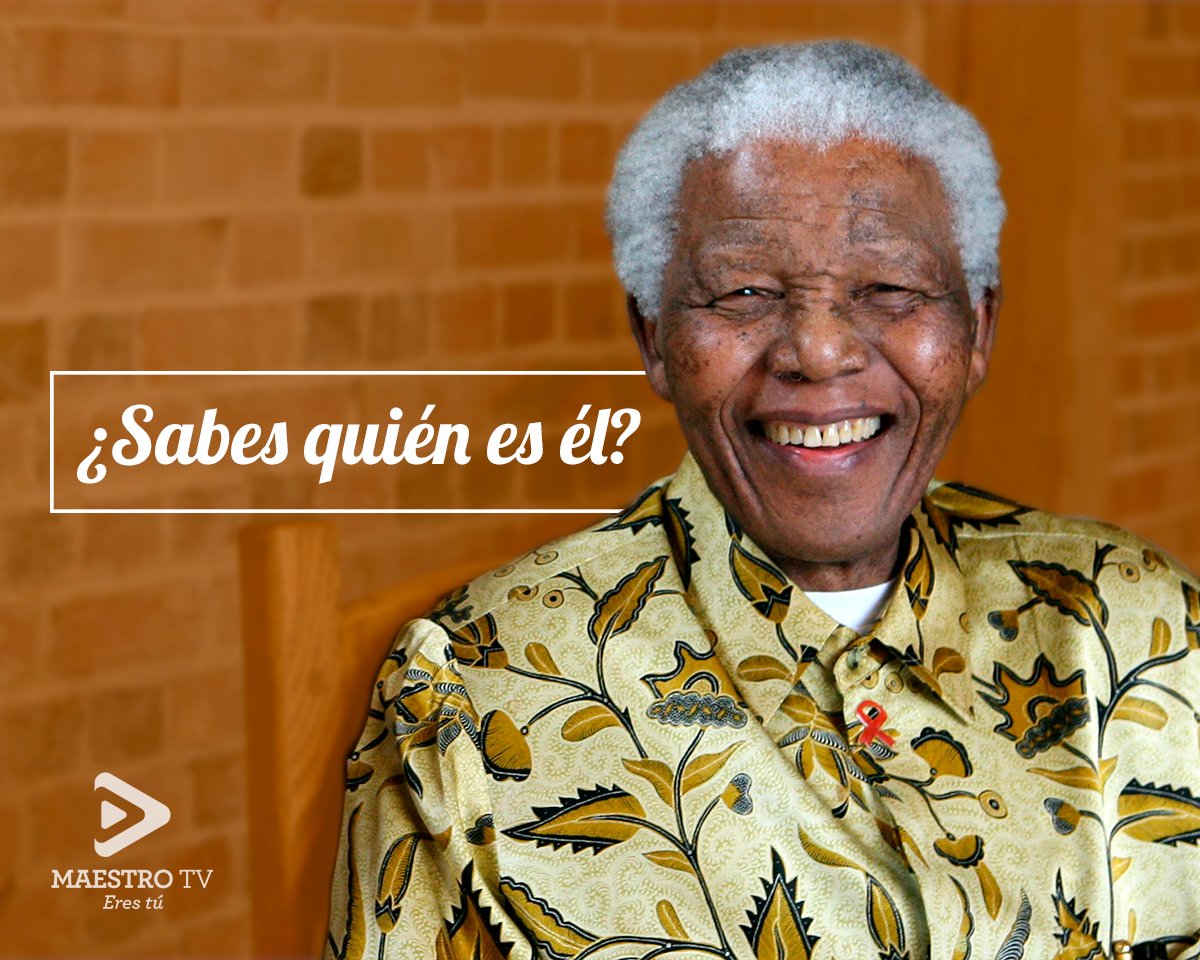 🟢Nelson Mandela, ex presidente de Sudáfrica, es reconocido por su lucha a favor de una cultura de paz y libertad.✨
Por eso mismo, la ONU proclamó el 18 de julio como el día mundial de Nelson Mandela.🌎❤
#MaestroTV