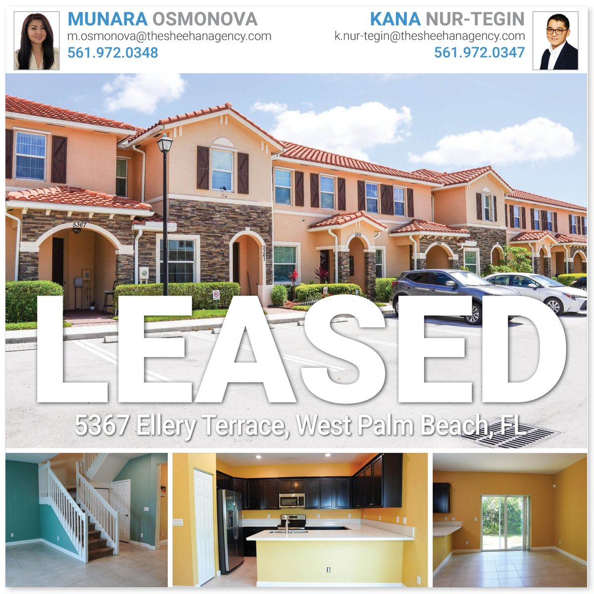 LEASED! ✨
Represented the Landlord!
Charleston Commons
📍5367 Ellery Terrace, West Palm Beach, FL 33417

#leased #rented #justleased
#RepresentedtheLandlord #landlord
#thesheehanagency
#westpalmbeach #WPB #WPBhomes 
#westpalmbeachrealestate #palmbeachcounty