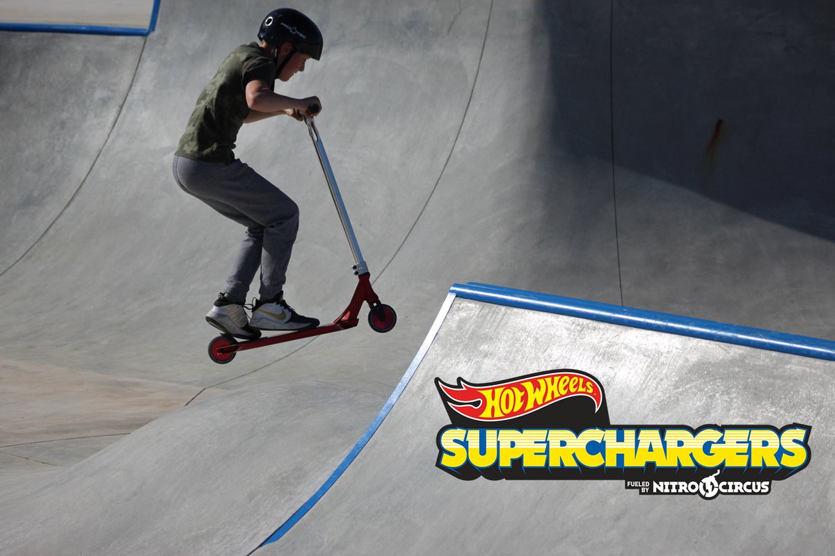 Fri. and Sat. parts of the skatepark will be roped off for the Hot Wheels Supercharger competition for kids 16 and under. After 2pm on Saturday August 6, the park will be wide open again!
To register for this competition nitrocircus.com/superchargers-…
