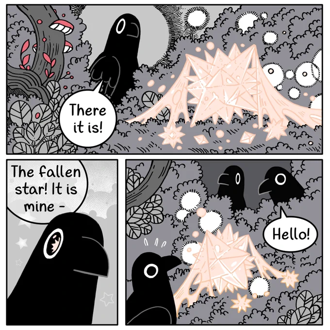 Please check out Crow Time on Webtoons and my webcomic Namesake on Hiveworks~ 
➡️https://t.co/oNE1um57iw
➡️https://t.co/rJ0sFNn2GZ 
