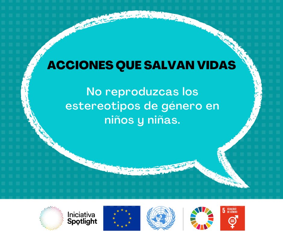 onumujeressv's tweet photo. Inicia conversaciones sobre los roles de género a una edad temprana y cuestiona los rasgos y las características tradicionales asignadas a hombres y mujeres.
Acciones que salvan vidas.
¡Previene y apoya!
@UEenElSalvador
#WithHer #SpolightSV #IgualdadDeGénero https://t.co/N6kUzTwoev