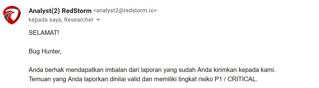 jon_jos11's tweet photo. Alhamdulillah, get my first P1.
bug: Graphql vulnerable to IDOR -> lead to information disclosure.

#bugbounty #bugbountytips https://t.co/eFMmWn4y4N